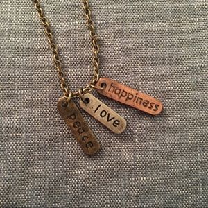 Happiness Tag Necklace